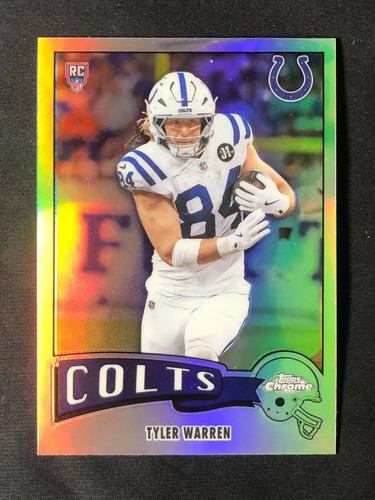 2025 Topps Chrome 1975 Topps Rookie Refractor #1975-15 Tyler Warren (RC) YT92