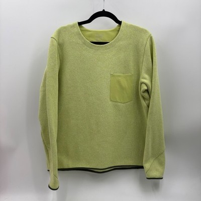 Arc'teryx Lime Green Crewneck Long Sleeve Pocket Covert Sweatshirt Women's Large