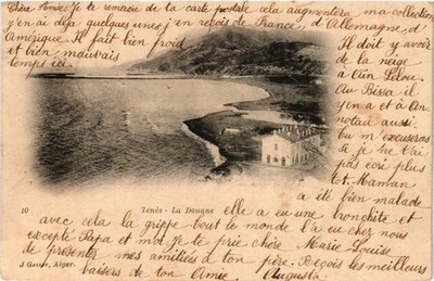 CPA ALGERIA Geiser 10 TENES La Douane (756174)