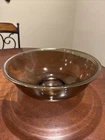 Vintage Pyrex Large Glass Mixing Bowl Amber Brown 4L/4Qt Nesting Mixing Bowl 326