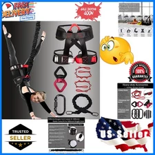 Complete Heavy Bungee Exercise Set with Harness & Guide Book - Train Anywhere
