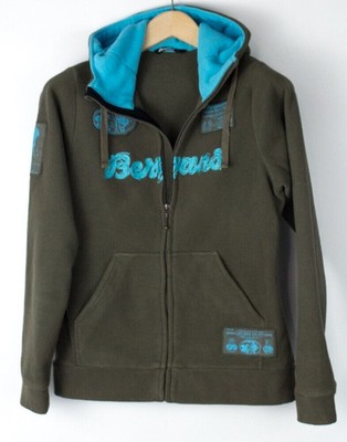 BERGANS OF NORWAY Women 5827 Bryggen Zip Fleece Jumper Sweater Size S