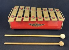 Vintage Tudor Glockenspiel Xylophone w/ Mallets - Made in USA