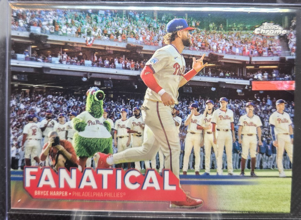 2025 Topps Chrome Bryce Harper Fanatical Case Hit SSP