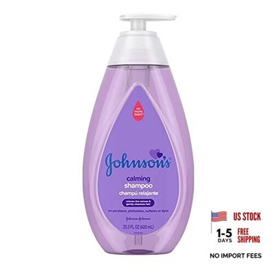Johnson's Calming Baby Shampoo with Soothing NaturalCalm 20.3 Fl Oz (Pack of 1)