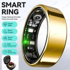 R09 Smart Ring Heart Rate Blood Oxygen Sleep Tracker 5ATM Waterproof Android iOS