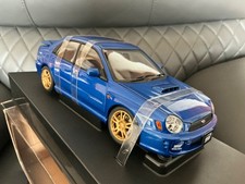 AUTOART 1/18 SUBARU NEW AGE IMPREZA WRX STI 2001 BLUE 78642 READ DESCRIPTION