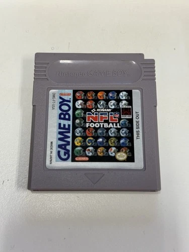 Konami NFL Football For Nintendo Gameboy Authentic Tested Cart Only