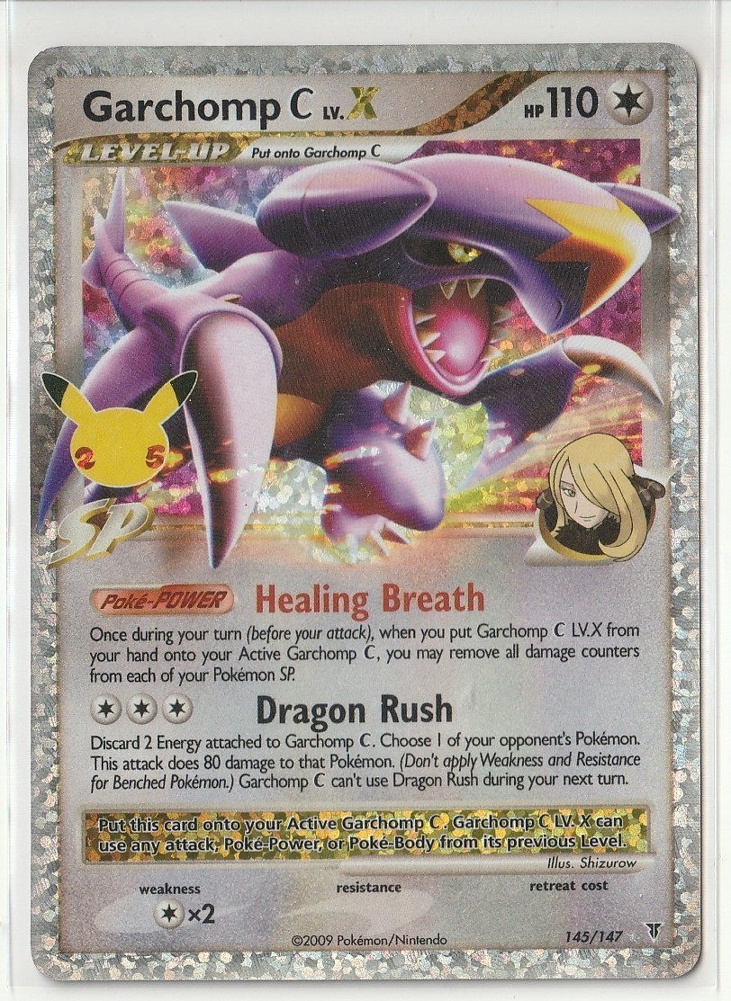 Pokemon Garchomp C LV.X 145/147 Supreme Victors Ultra Rare Holo NM