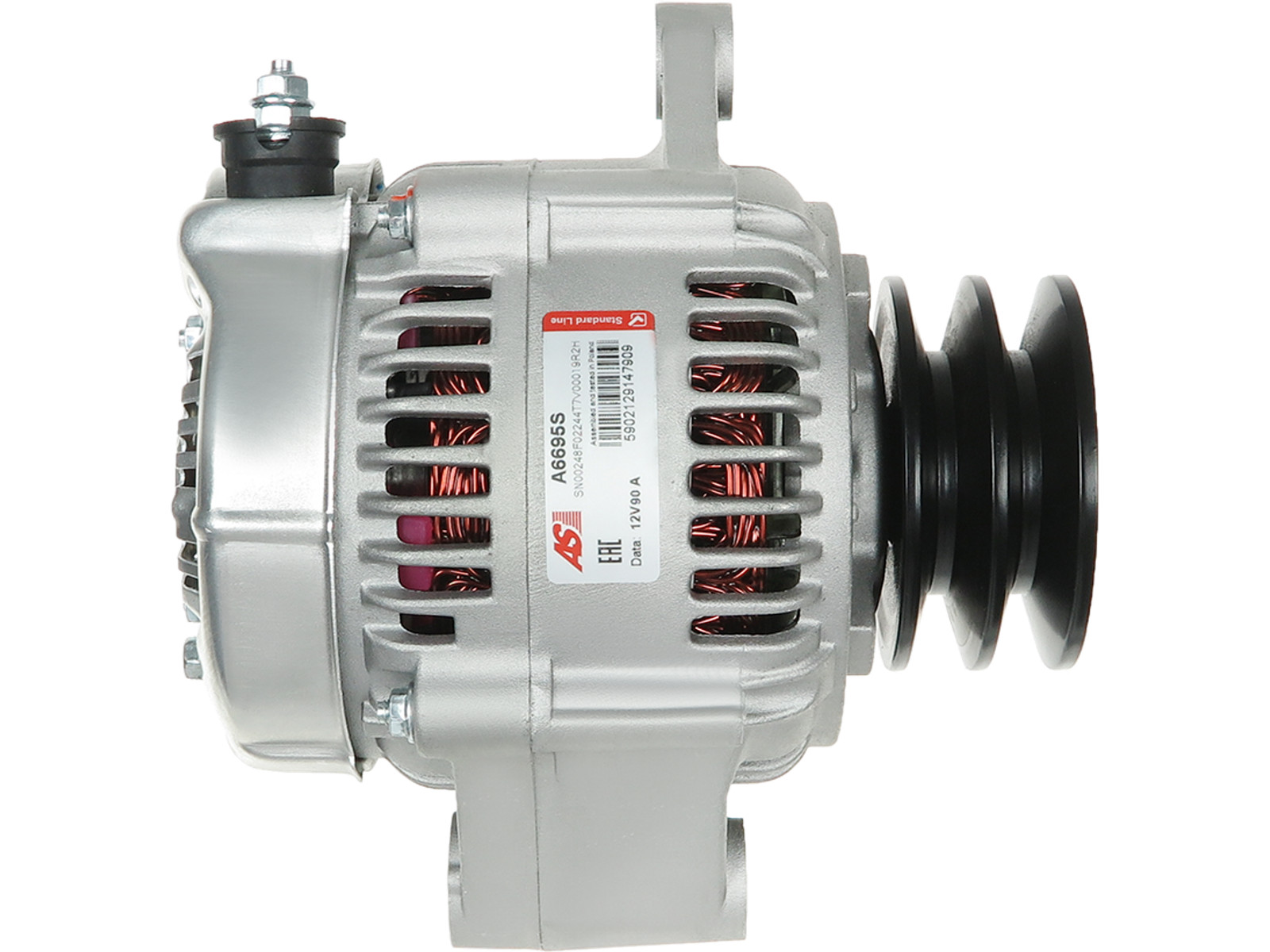 Brand New Alternator 12V 90A w/AP OE 101211-9020 L174mm OD49mm PL_3303