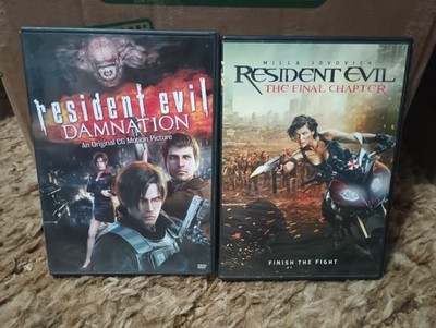 Resident Evil DVD Lot The Final Chapter & Damnation Milla Jovovich