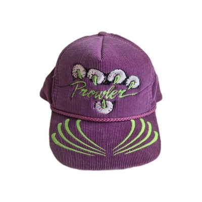 Vintage Arctic Cat Claw Prowler Cap Purple Corduroy Snapback  Zweigle One Size