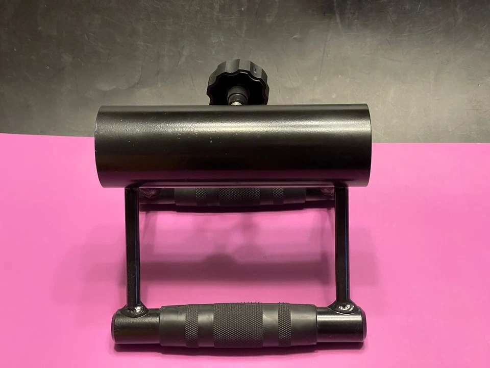 Yes4All Deluxe T-Bar plataforma de linha 360° giratória compatível com barras olímpicas de 1” e 2” (preto) - Imagem 4 de 4