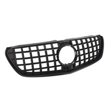 Schwarz GT Kühlergrill Front Grill für Mercedes Benz V Klasse W447 14-19 VFL