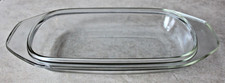 Auflaufform - Saale Glas "feuerfest" - Modell 02262  Deckel - Bräter
