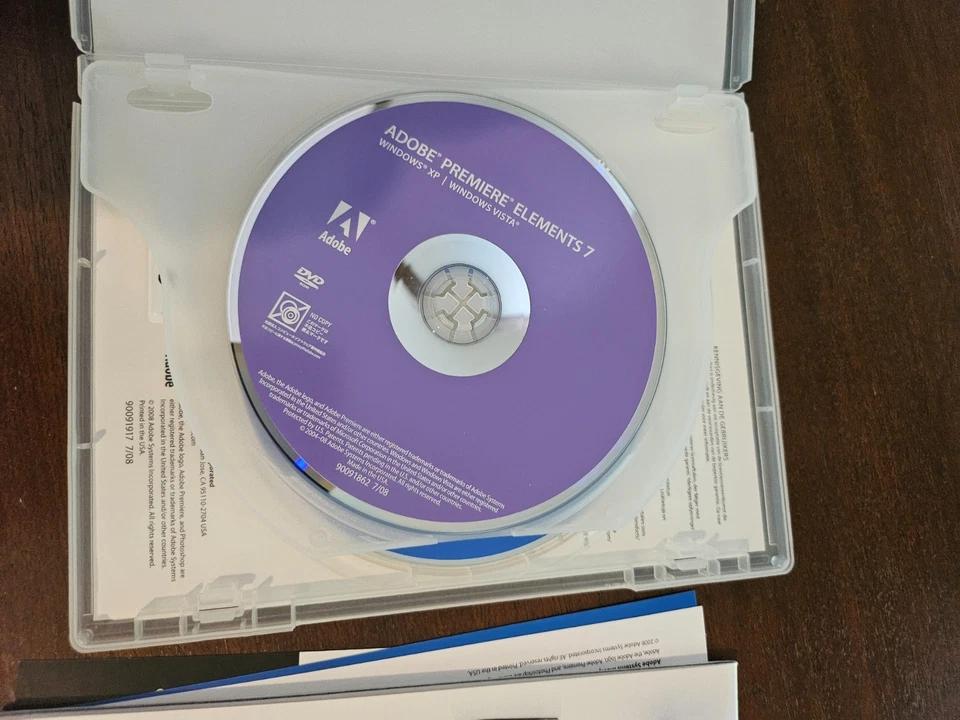 Adobe Photoshop Elements 7 & Premiere Elements 7 2 Disc With Serial Numbers - Image 2 of 4