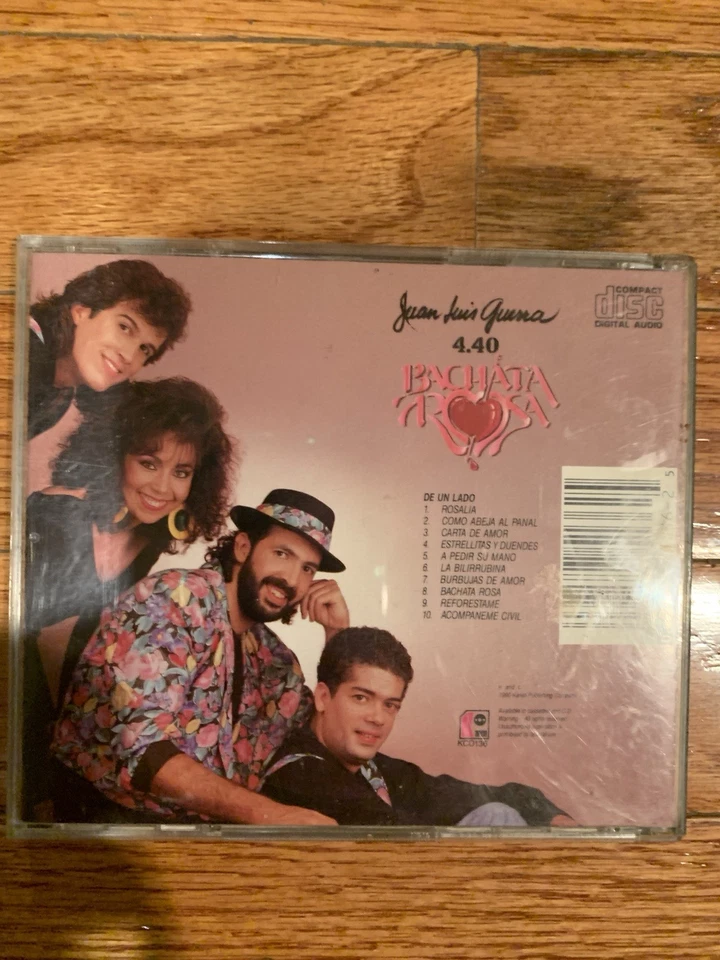 JUAN LUIS GUERRA 4.40, BACHATA ROSA. Music CD. Foto 2 de 4