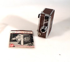 DeJUR ART DECO. MOVIE CAMERA WITH ORIGINAL MANUAL