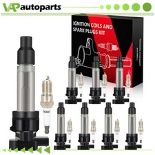 8 For 2006 Cadillac Dts 4.6l V8 Ignition Coil Spark Plug