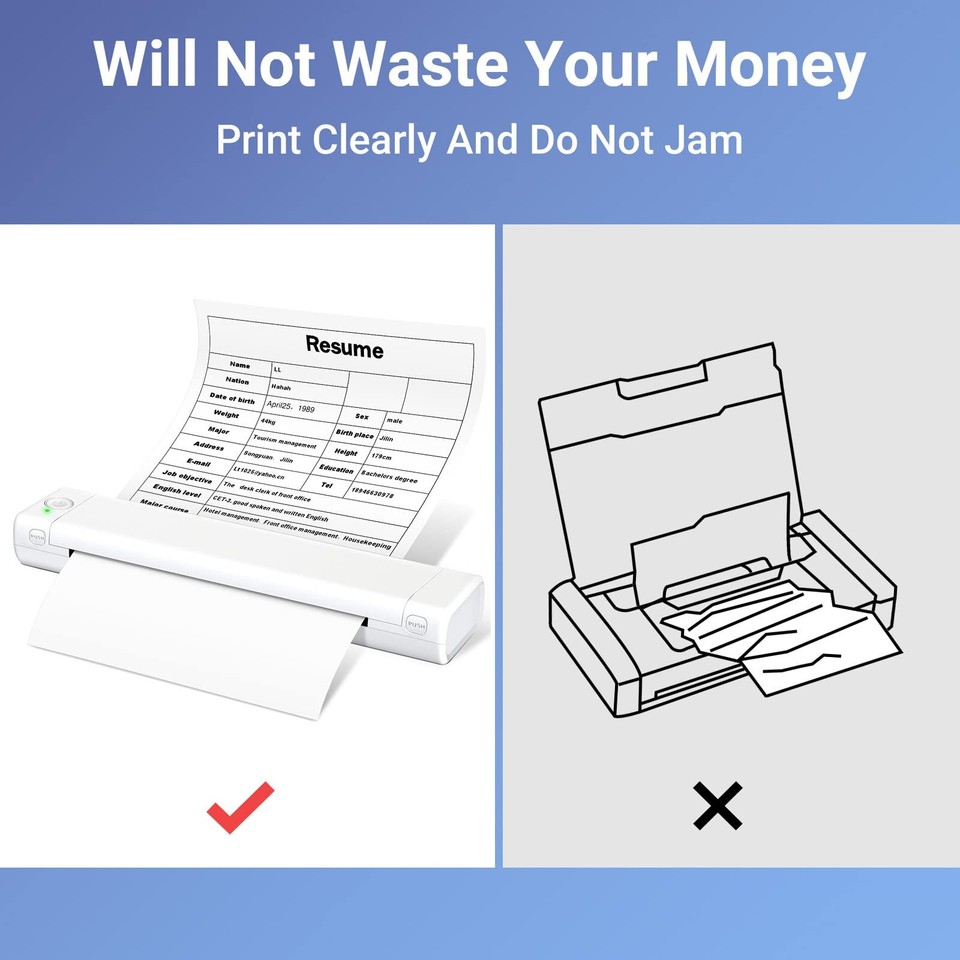 8.5 x 11 US Letter Size Thermal Printer Paper, Multipurpose Office White Fold... eBay