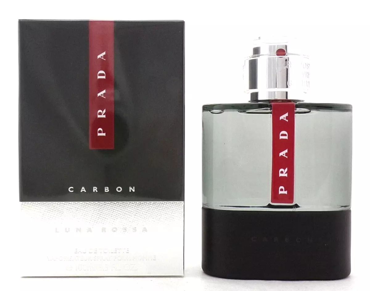 Prada Luna Rossa Carbon Eau de Toilette Cologne Set