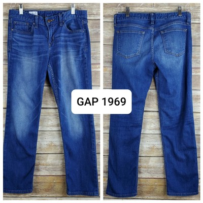 gap 1969 real straight jeans