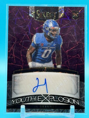 2023 Panini Select Draft Picks JL Skinner Auto Youth Explosion /89 Broncos RC