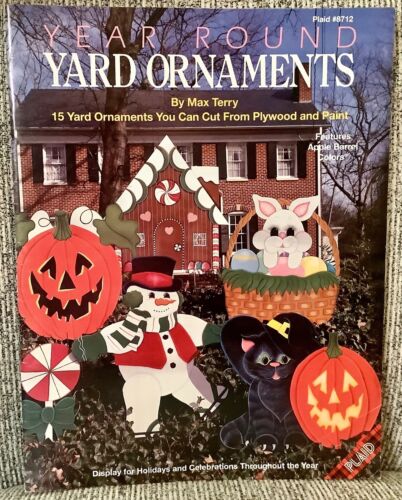 YEAR ROUND YARD ORNAMENTS Decorative Painting Book MAX TERRY
