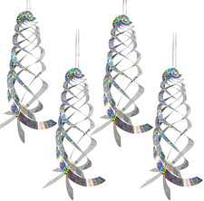 Sfcddtlg 4PCS Bird Repellent Spiral Reflector...