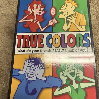 True Colors Board Game Pressman Adult Party Game Complete