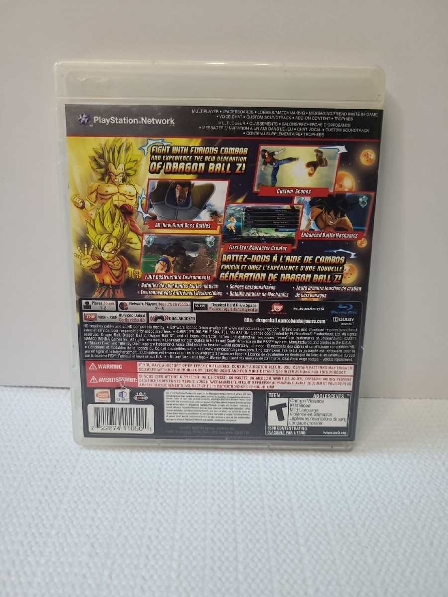 Dragon Ball XenoVerse (Sony PlayStation 3, 2015) No Manual Anime Fighting  Game 722674111867