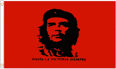 Che Guevara Polyester Flagge - Größenwahl