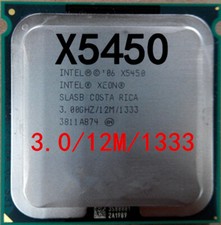 Intel Xeon X5450 CPU Quad-Core 3GHz 12M 1333 SLASB LGA771 Processor