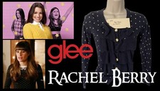 (GLEE 2009-2015) ORIGINAL production used "Rachel Berry" button-up Polka Dot Top