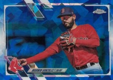 MARWIN GONZALEZ TOPPS CHROME SAPPHIRE BLUE BASE BOSTON RED SOX #132 2021 21