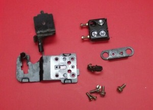 Amerikanische Kühl-Gefrierkombination Samsung SR-S2028CSS Türscharnier Kühlschrank