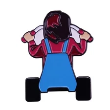 Horror Movie The Shining Danny Torrance Tricycle Metal Enamel Badge Brooch Pin