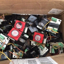 Lot of Used Innovation Industries PB  Elevator Buttons And Fire Service Parts