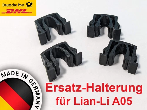 4x Halteclip Clip Frontblende Halterung Buchsen für Lian-Li LianLi PC-A05 + A05N