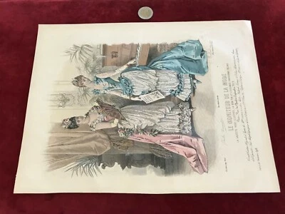 gravure de mode ancienne N 41 - Photo 1/2