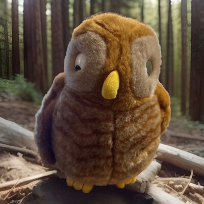 King Plush Toys Plush Wise  Owl 12'' T
