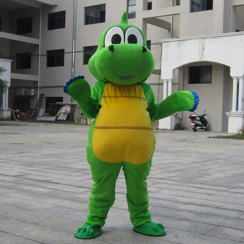 Dinosaur Mascot Costume Suit Cartoon Cosplay Party Fancy Dress Outfit Adults - Picture 3 of 8