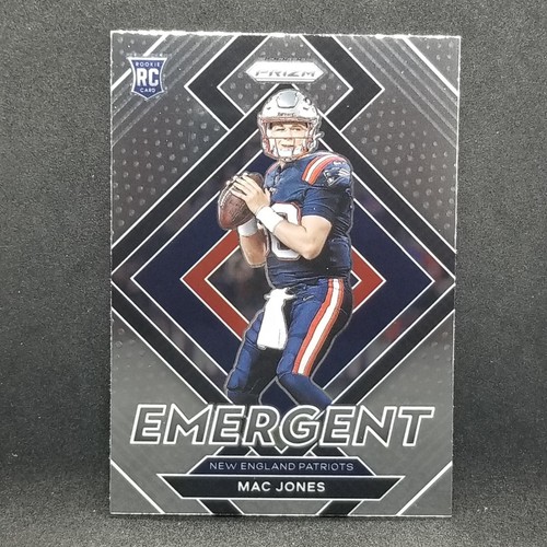 2021 Panini Prizm Mac Jones Rookie RC Emergent Insert E6 New England Patriots eBay