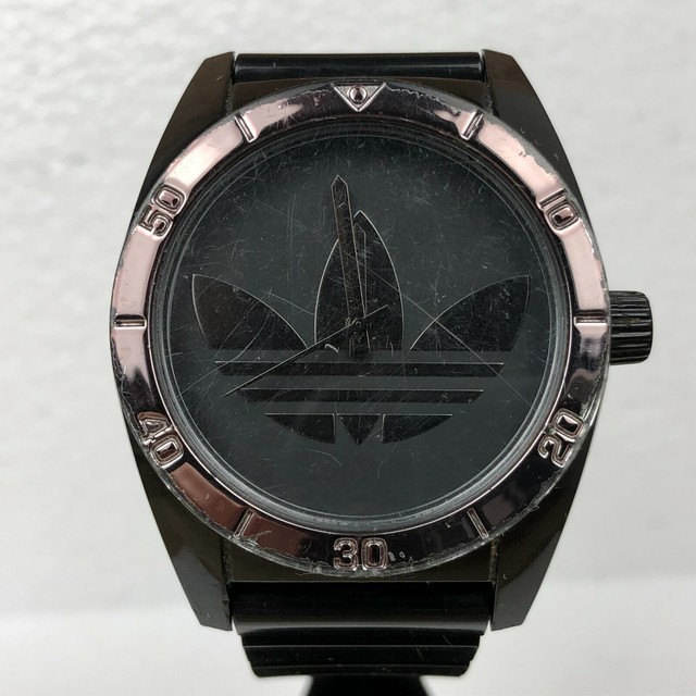 adidas santiago watch black and gold