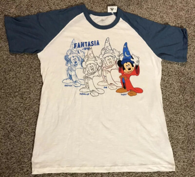 2020 Disney Parks Ink & Paint Sorcerer Mickey Fantasia Shirt S M L