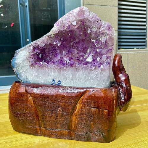 13.84LB Natural amethyst cave quartz crystal cluster mineral specimen healing - Picture 4 of 19