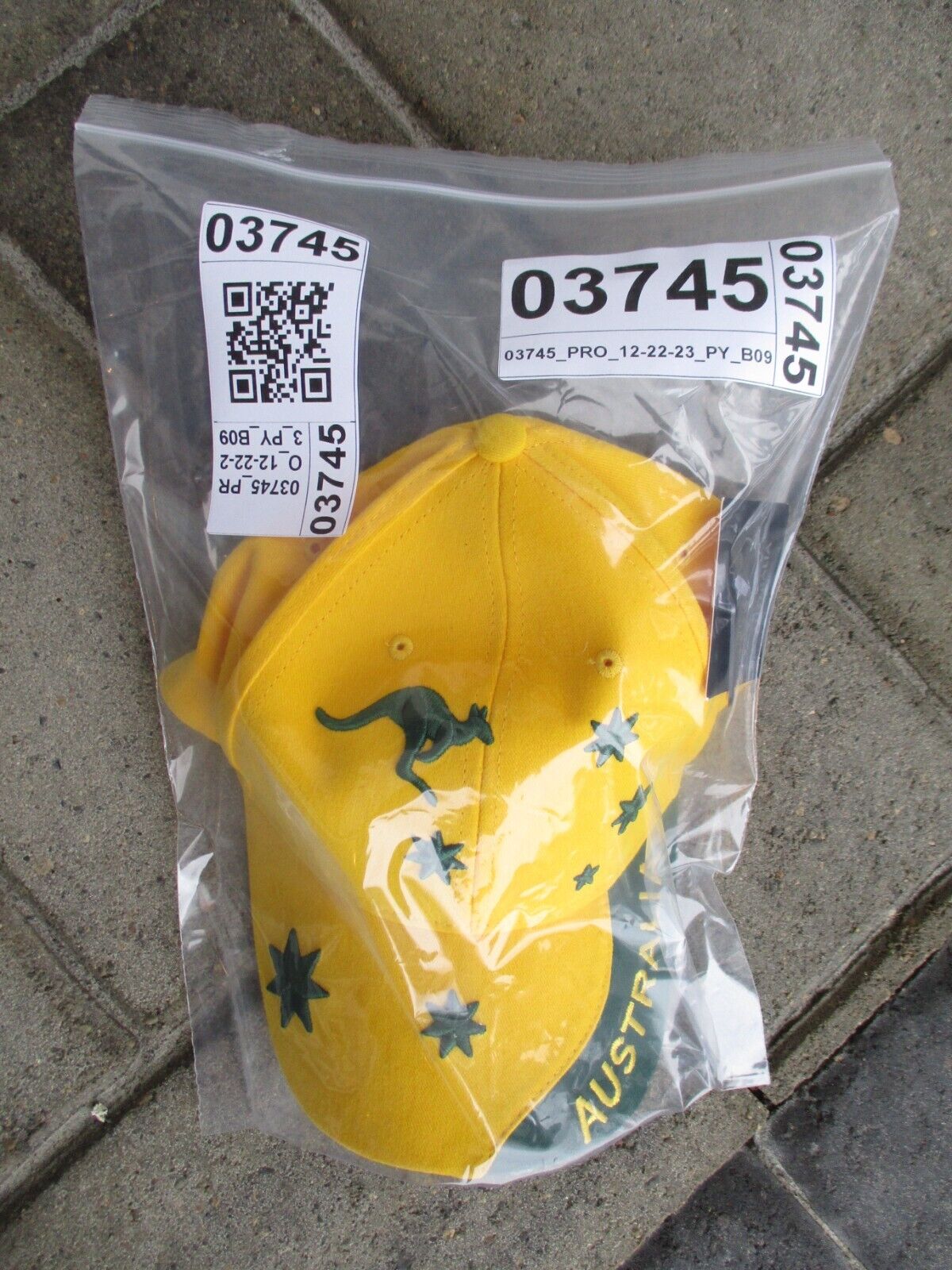 Vintage AUSTRALIA Hat Cap Yellow Green Strap Back… - image 15