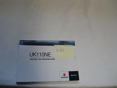 Original Suzuki UK 110 NE Manuel Du Proprietaire Bedienungsanleitung Handbuch  - Bild 1 von 4