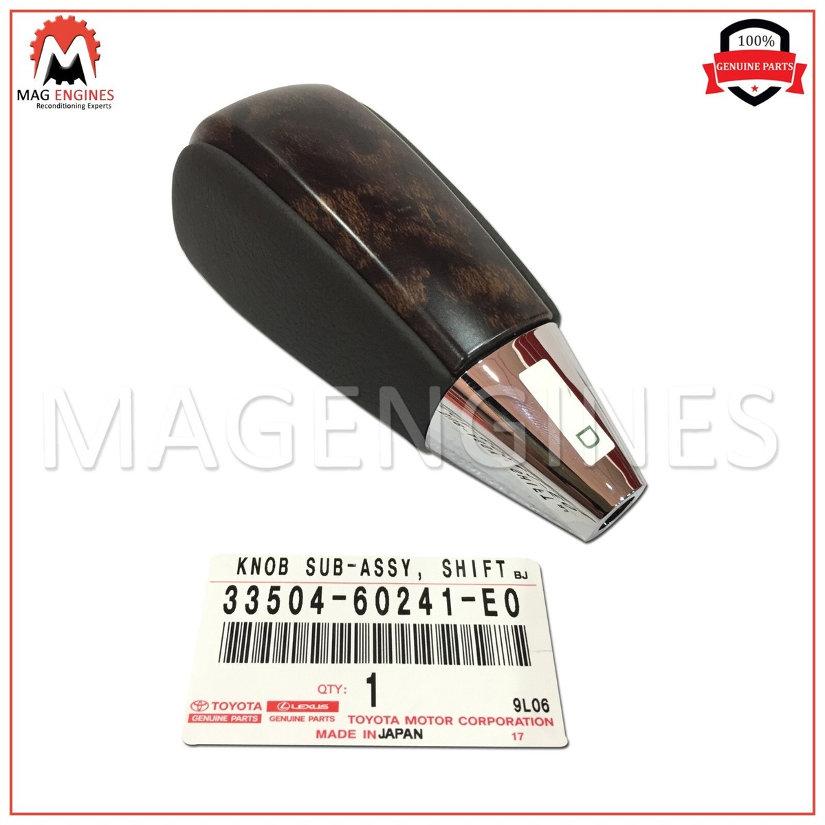 33504-60241-E0 GENUINE OEM KNOB SUB-ASSY SHIFT 3350460241E0 | eBay