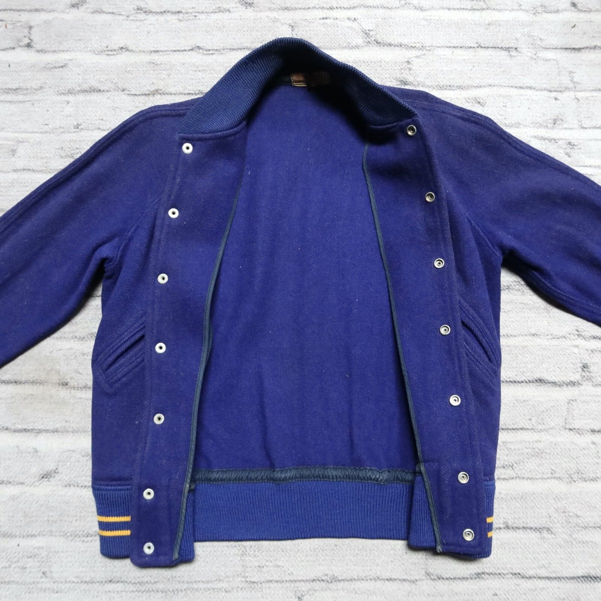 Vintage 60s Wilson Wool Varsity Jacket Size 40 Made in USA